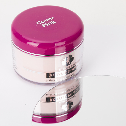 10 + 1 gratis Acrylpulver für Nägel von Allepaznokcie „Cover Pink Acrylic Powder“ 120 g Nr. 7