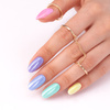 5+1gratis Lakier hybrydowy Molly Nails Yoghurt Lily Blossom HEMA/Di-HEMA Free 8g Nr 122