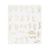 10+1gratis Naklejki do paznokci samoprzylepne wzory MollyNails TH-1103