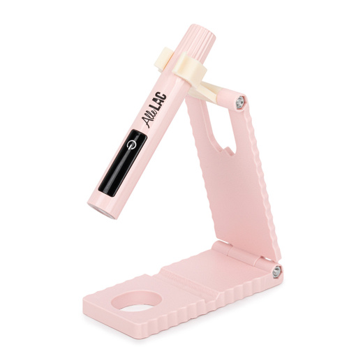 Lámpara UV/LED para uñas AlleLac de 1,6 W para esmaltes híbridos y geles, 8809, rosa