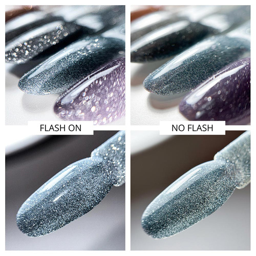 Smalto ibrido Molly Nails Flashing Lights Bling it Back senza HEMA/Di-HEMA 8 g n. 567