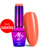 5 + 1 gratuit Vernis hybride MollyLac Power Flower Orange velvet sans HEMA/Di-HEMA 10 g N° 721