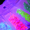 Cyrkonie opal GLOW night świecące w ciemności mix rozmiarów Nr 6 ok.250 szt