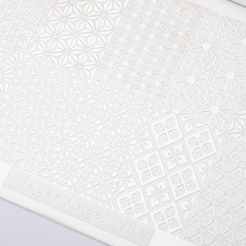 Stempelplatte mit Motiven von Finger Angel V19