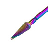 Fraise diamantée Unicorn arc-en-ciel, cône étroit, n° 1