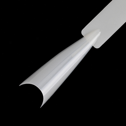 Plantilla de muestras con punta invertida en rueda para geles, esmaltes híbridos y polvos, color leche, 50 unidades