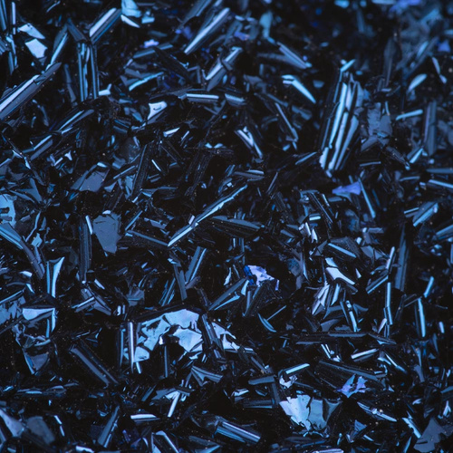Pyłek do paznokci metaliczne MollyLac Płatki Alu olśniewający błękit 0,2 g Nr 6