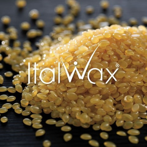 ItalWax Natural Film Wax, a low-temperature hard wax in drops for strip-free hair removal, 500 g