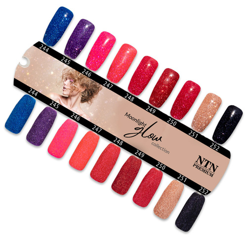 Catálogo de colores Ntn Premium Moonlight Glow: brillante y mate, 9 colores