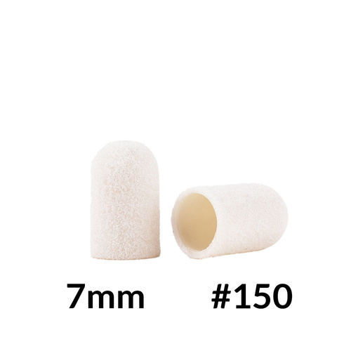 Kapturki do pedicure 7 mm gradacja 150 10 szt ABS Podo AlleMed Biały White