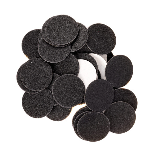 Abrasive caps, replaceable discs, 150 grit, for PodoDisk, size L, 25 mm, 50 pcs.