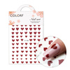Adhesivos para uñas finos y autoadhesivos con forma de corazón JO-968
