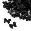 Decorazioni per unghie a forma di fiocco 3D Molly Nails, nere, 100 pezzi