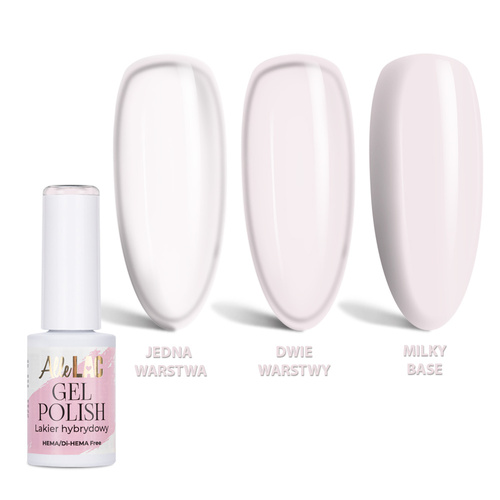 LED/UV-Gel-Nagellack Whites W7 Silk White AlleLac, frei von HEMA/Di-HEMA, 6 g