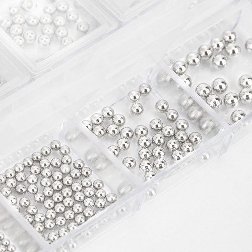Box with Molly Nails silver decorations, 1000 pieces