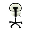 Taboret kosmetyczny BASIC z oparciem CO biały CN03221