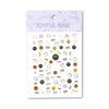 Adhesivos finos para uñas con emojis, n.º 1024