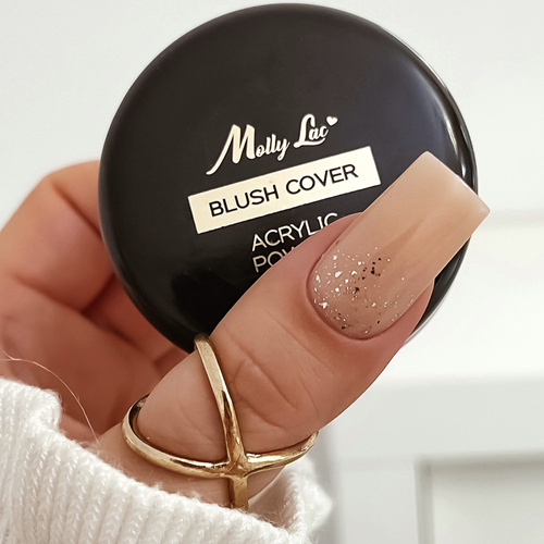 10+1gratis Puder akrylowy do paznokci MollyLac Acrylic Powder Blush Cover 120 g