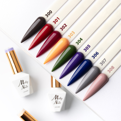 Vernis hybride LED/UV Gel Polish Sorbet n° 290 Lemon Cream Molly Nails sans HEMA/Di-HEMA 8 g