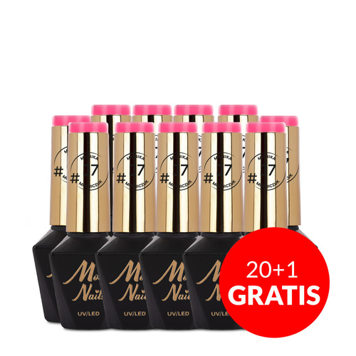 20+1 free Molly Nails Juicy hybrid nail polish by Monika Mielniczuk HEMA/Di-HEMA free 8g No. J7