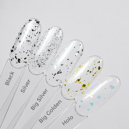 Top z efektem ciętej folii holo top no wipe AlleLac x Rosie Beauty 6g