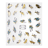 Self-adhesive nail stickers, designs TH-1115