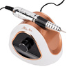 Fraiseuse à ongles 68 W Molly Nails pour manucure et pédicure, blanc et or, M15, 45 000 tours/minute
