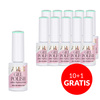 10+1 gratis Smalto ibrido LED/UV Gel Polish Greens G10 Laguna AlleLac senza HEMA/Di-HEMA 6 g
