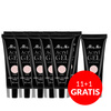 11+1 безкоштовно Акрилогель Polygel — гель для нарощування нігтів AcrylGel Molly Nails, без HEMA/Di-HEMA, відтінок Nude, 30 мл