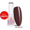 10+1gratis Lakier hybrydowy LED/UV Gel Polish Browns B8 Dark AlleLac HEMA/Di-HEMA Free 6g