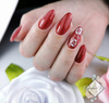 5+1 Free MollyLac Hearts & Kisses Dazzling Kisses Hybrid Nail Polish, 10 g, No. 197
