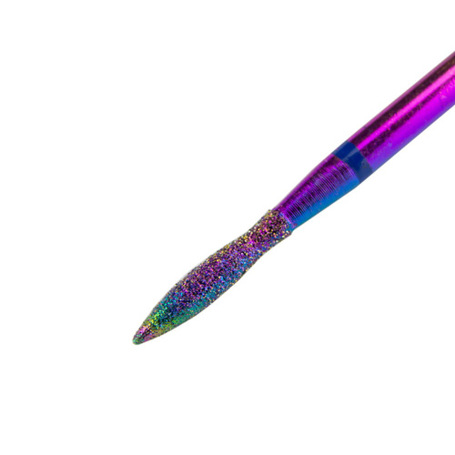 Frez diamentowy Unicorn tęczowy łezka wąska Nr 27