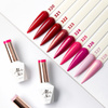 Vernis hybride LED/UV Gel Polish La Vie en Rouge n° 320 First Love MollyNails sans HEMA/Di-HEMA 8 g + nuancier « Reds » OFFERT