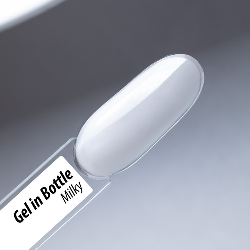 Żel budujący w butelce z pędzelkiem Gel in Bottle Molly Nails Pro Salon Milky HEMA/Di-HEMA Free 15g