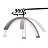 Lampa kosmetyczna LED łuk 30W podłogowa bezcieniowa czarna HD-M6X