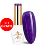 5 + 1 gratuit Vernis hybride Molly Nails Winter Crystalize Eternal Beauty sans HEMA/Di-HEMA 8 g n° 226