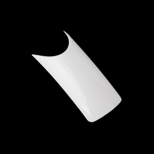 Білі накладні нігті без кишеньки, доповнення розмірів № 1. 60 шт.