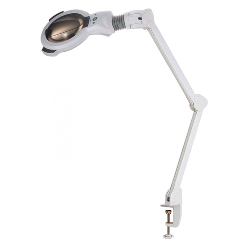 Medizio LED-Lampe mit 3D-Lupe, weiß