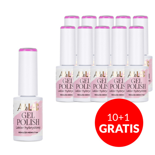 10+2 gratis Smalto ibrido LED/UV Gel Polish Edizione Limitata Purples P13 Velvet AlleLac senza HEMA/Di-HEMA 6 g
