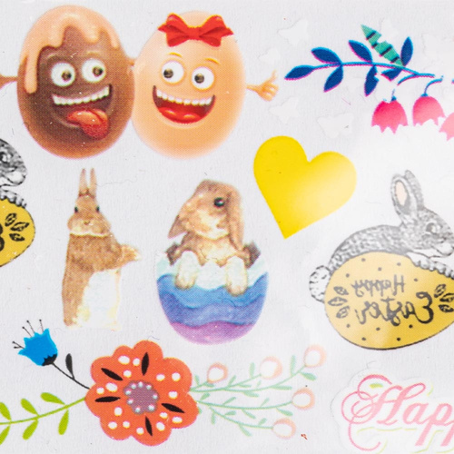 Easter transfer foil 100 cm No. 11