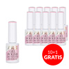 10+1 free LED/UV Gel Polish Nudes N5 Sweet Dusk AlleLac HEMA/Di-HEMA Free 6g