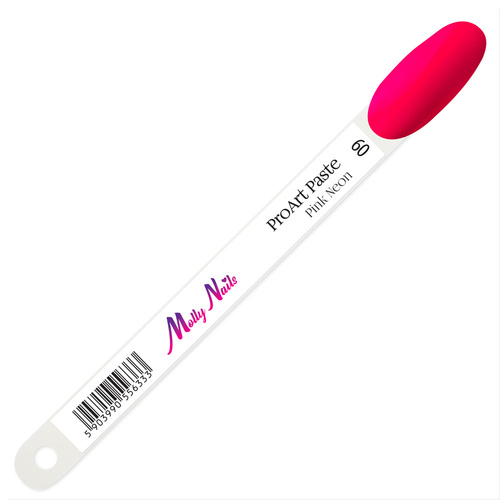 Modello bastoncini ProArt Paste Pink Neon MollyNails n. 9