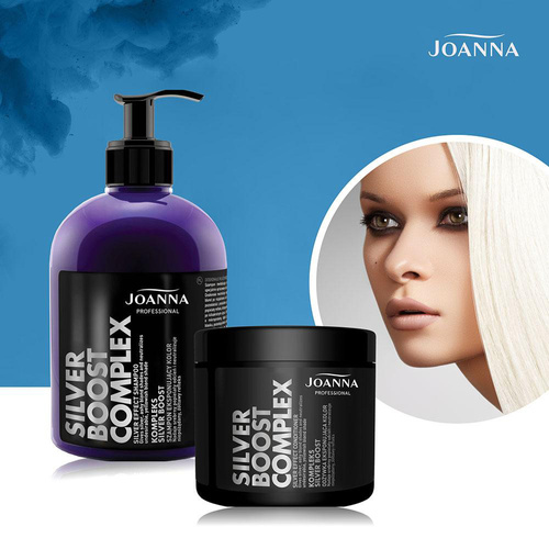 Shampoo ravvivante per capelli colorati Joanna Silver Boost Complex 500 g