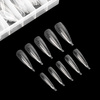 Górne formy dual do budowy paznokci z podziałką Molly Nails migdał klasyczny 120 szt