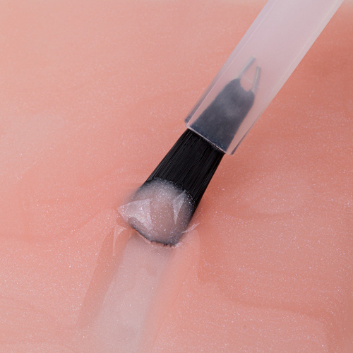 Baza kauczukowa Rubber Base AlleLac Peach Bling HEMA/Di-HEMA Free 7g Nr 7