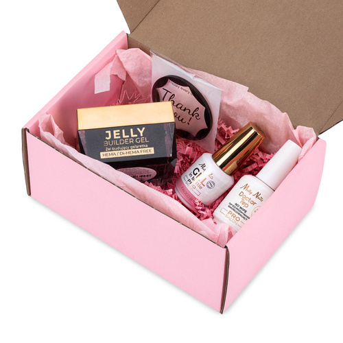 Molly Nails PRO MATCH SYSTEM 2+1 Faded Pink: 2 geles de base + Doctor Top 15 g