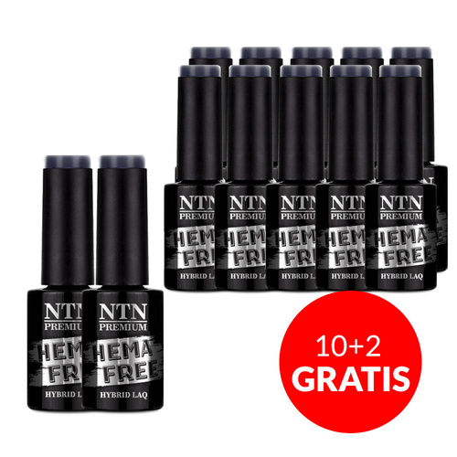 10+2 free Ntn Premium Show Collection HEMA/Di-HEMA Free hybrid nail polish 5g No. 116