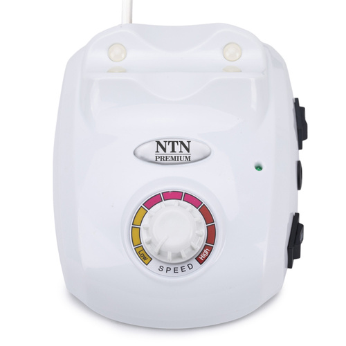 65-W-Transformator-Nagelfräse NTN Premium für Maniküre und Pediküre, weiß, DM208, 35.000 Umdrehungen, 3 m Kabellänge