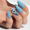 Lakier hybrydowy Molly Nails Blue Sky Baby Blue HEMA/Di-HEMA Free 8g Nr 110