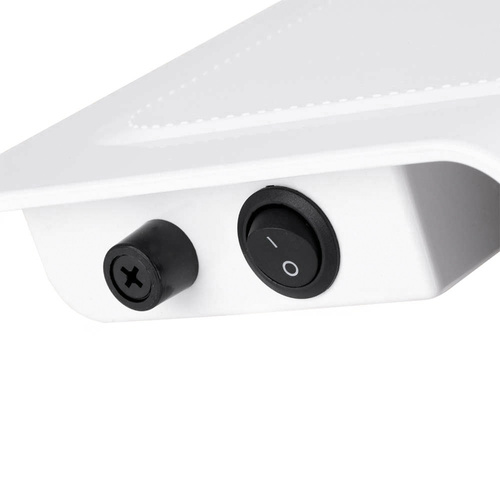 Workowy pochłaniacz do pyłu 1-wiatrakowy 40W AlleLac biały 858-2A